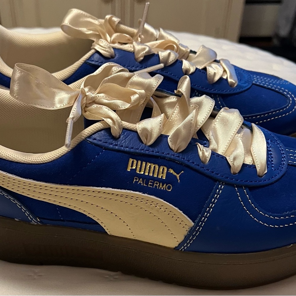 Puma Palermo Vivid Blue/ Haute Sneakers✨